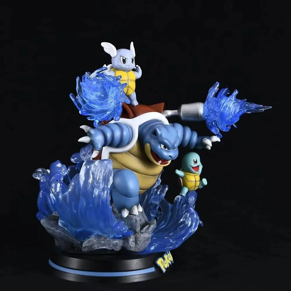 Anime Pokemon Squirtle Wartortle Blasto Battle GK PVC Action