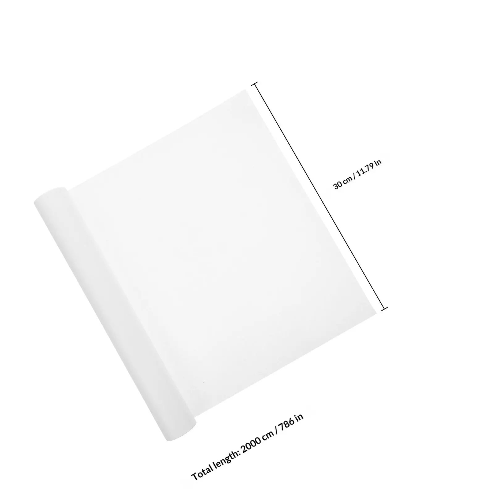 흰색 종이 롤 무지 포장지 DIY 공예 배송 용품 꽃꽂이 생일 포장 시트