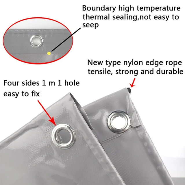 600Gm -Es Esőálló Ruhadarab Pvc Bevonattal Ellátott Ponyvaba Pavilon Vízálló Ruhakert Napellenző - Image 3