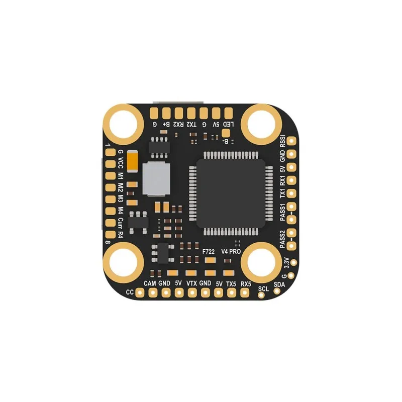 

Foxeer Mini F722 V4 Pro FPV Flight Controller Build-In Pit PASS F722 2-6S 20X20mm for FPV Freestyle Drone DIY Parts