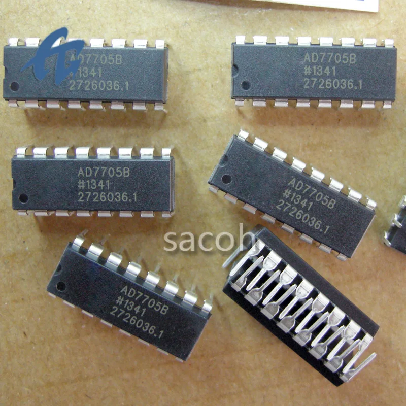 New Original 2Pcs AD7705B AD7705BNZ DIP-16 Converter Chip IC Integrated Circuit Good Quality