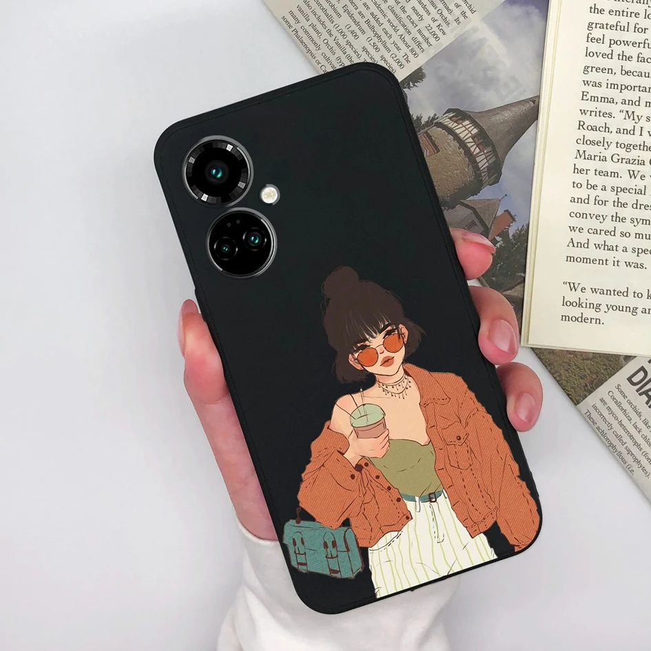Fashion Sweet Girls Soft Silicone TPU Protective Phone Cover Case