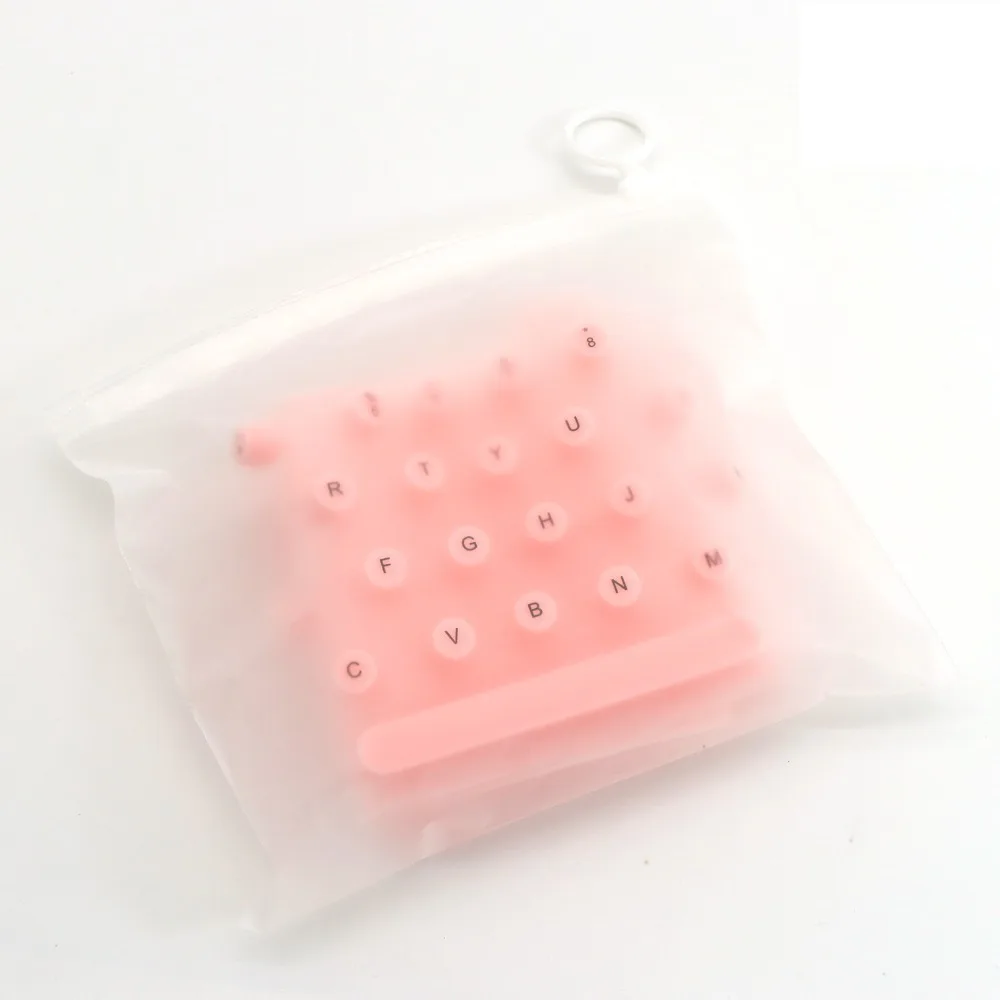 100 Autocollants Clavier Pour Ongles Longs - Protection Silicone Transparente - Facile à Poser - 5
