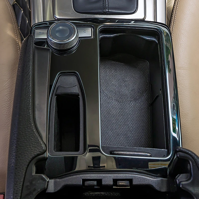 De La Cubierta Del, Yctze Del Soporte De La Taza De Agua De La Consola Central De Fibra De Carbono Reemplazo Para Mercedes W204 2005-2012 Mercedes W204 Carbon Carbon Mercedes W204 W204