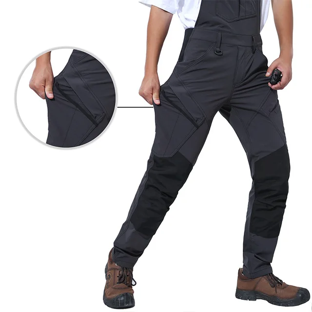 Durable Multi-Pocket Work Overalls