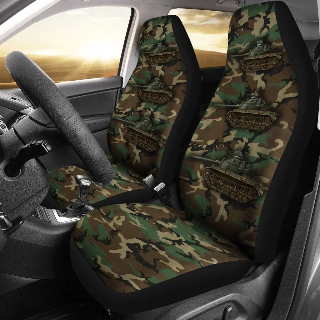 Military Camouflage Grün Braun Schwarz Auto Sitzbezüge Universal