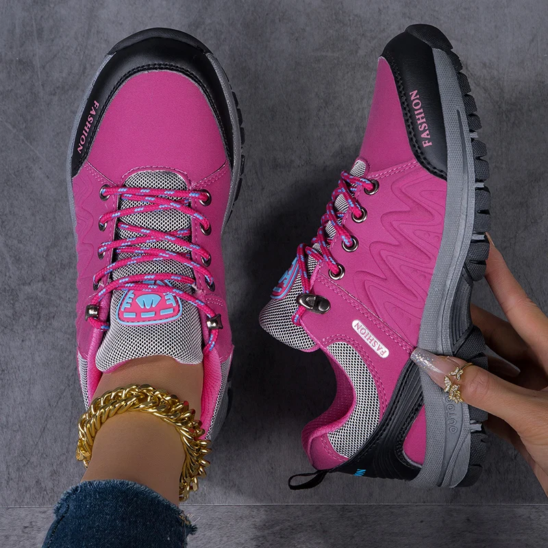 Women Hiking Shoes Outdoor Waterproof Sneakers Non Slip Walking Shoes Comfortable Footwear Climbing Boots Sports Shoes for Waman - Image 5