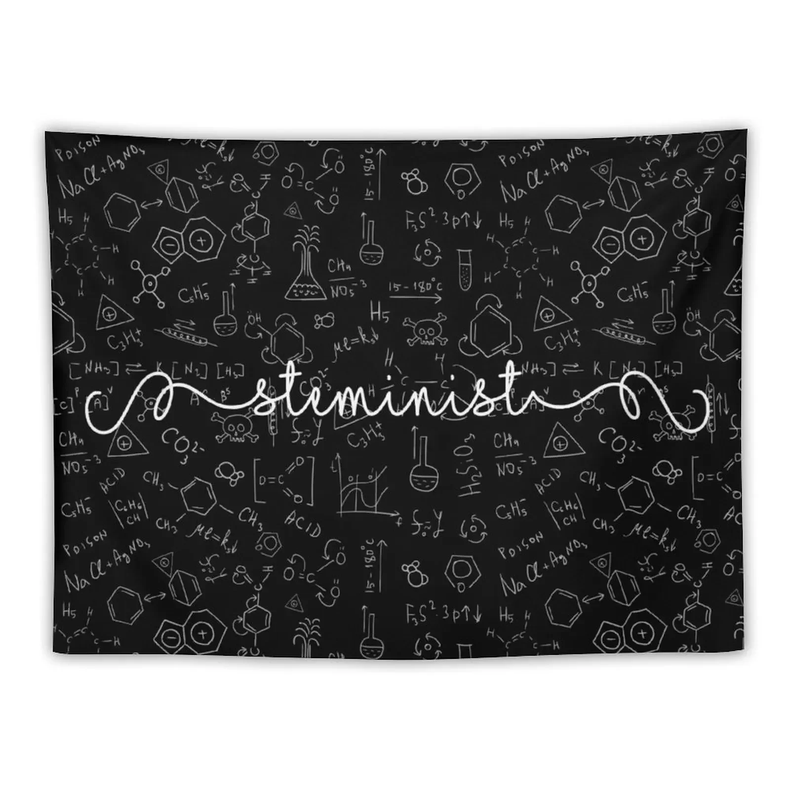 

stem women steminist Tapestry Room Decore Aesthetic Wall Coverings Korean Room Decor Wall Carpet Tapestry
