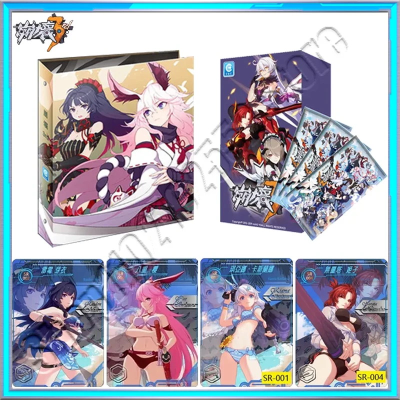 

Original Honkai Impact 3 Game Collection UC MR PR Cards Swimsuit Bikini Limited Sale Bronya Zaychik Kiana Kaslana Elysia