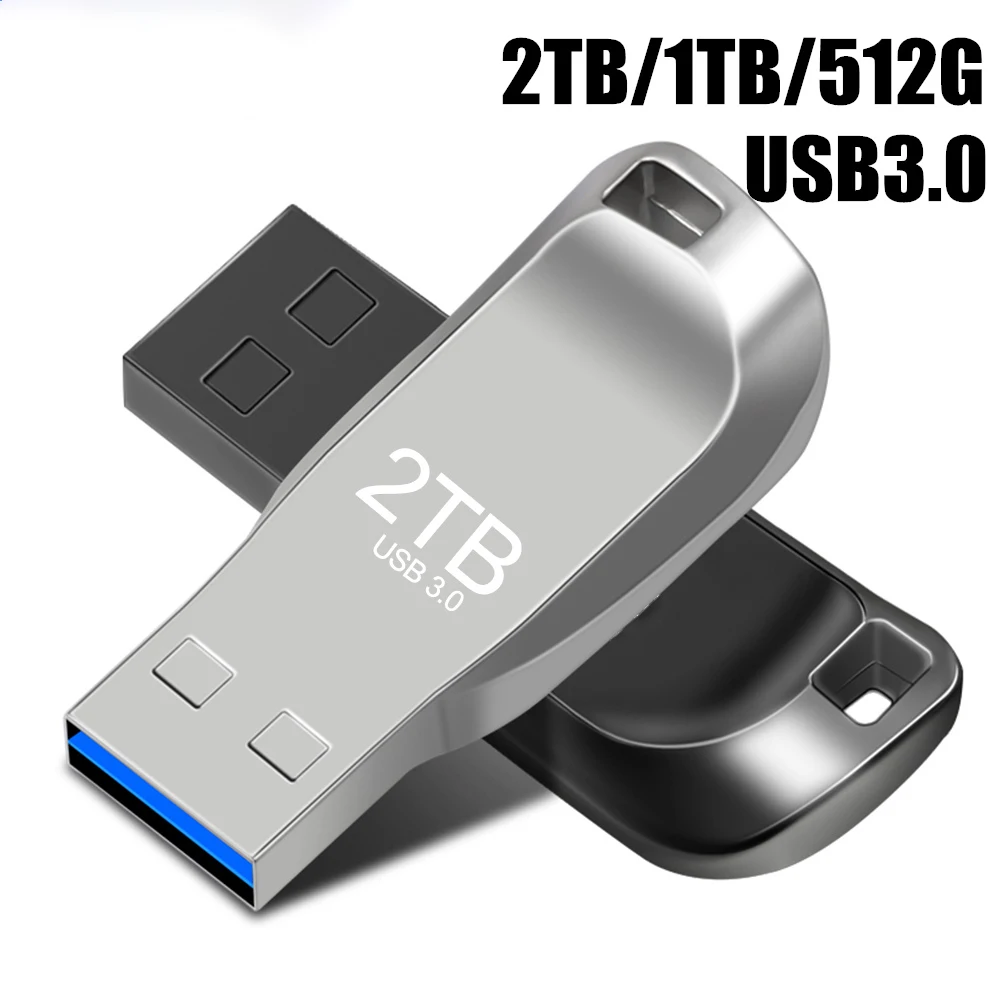 

New Mini Usb 3.0 Pen Drive High Speed Flash 2TB Large Capacity Transfer Storage Portable Metal Waterproof Memory U Disk 2023