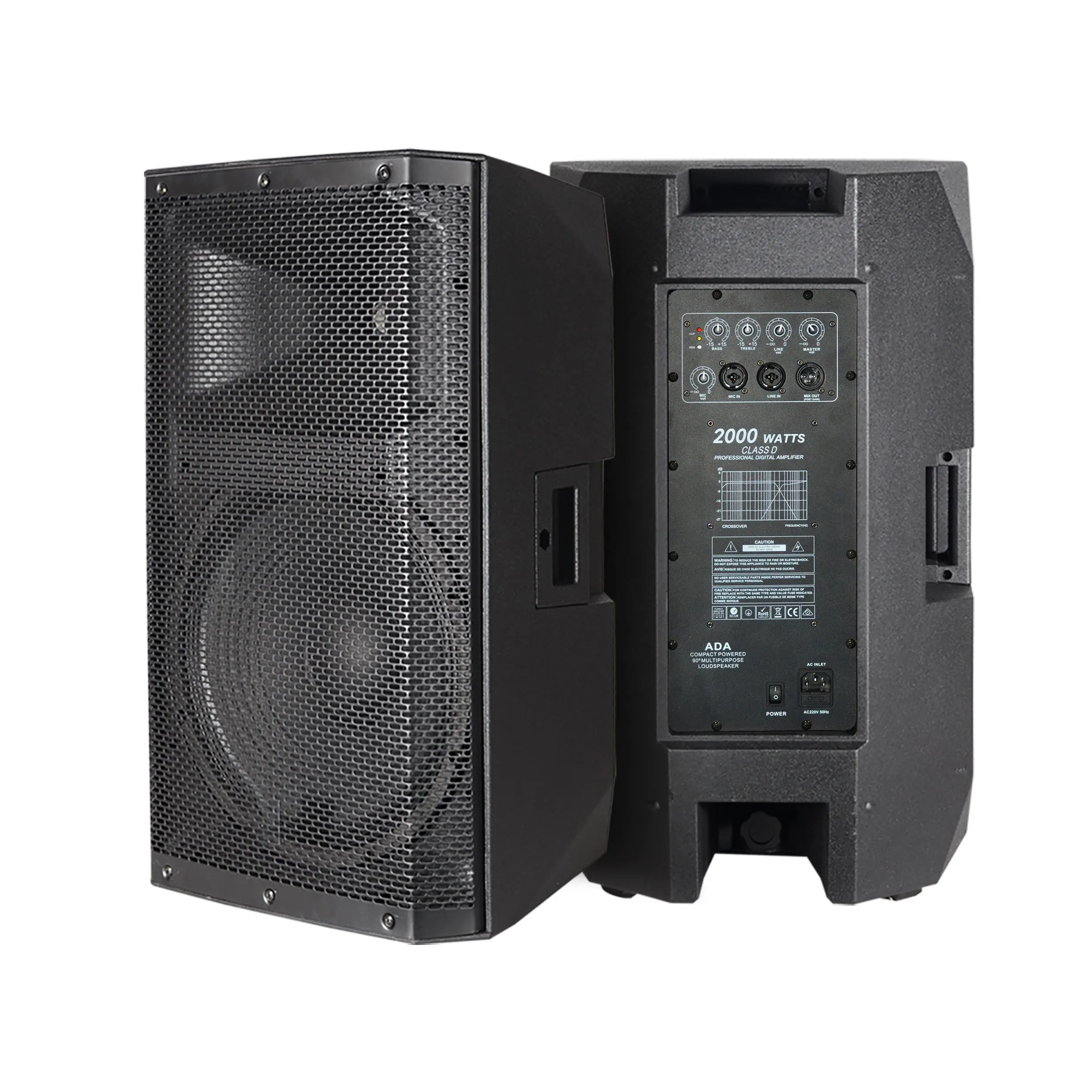 ACC-CAC15ADA-Professional-Audio-500W-15-Inch-Powered-Speaker-Active ...