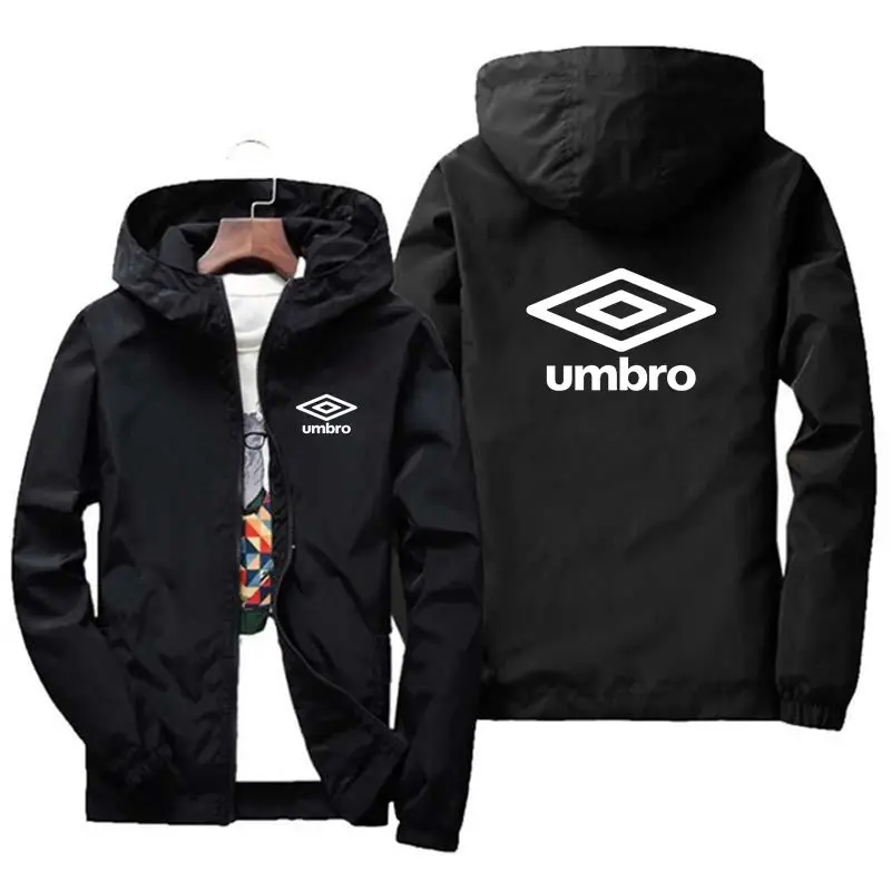

Модная мужская и женская куртка на молнии бренда Umbro 2023 Спортивная повседневная толстовка на молнии с длинным рукавом в стиле хип-хоп унисекс