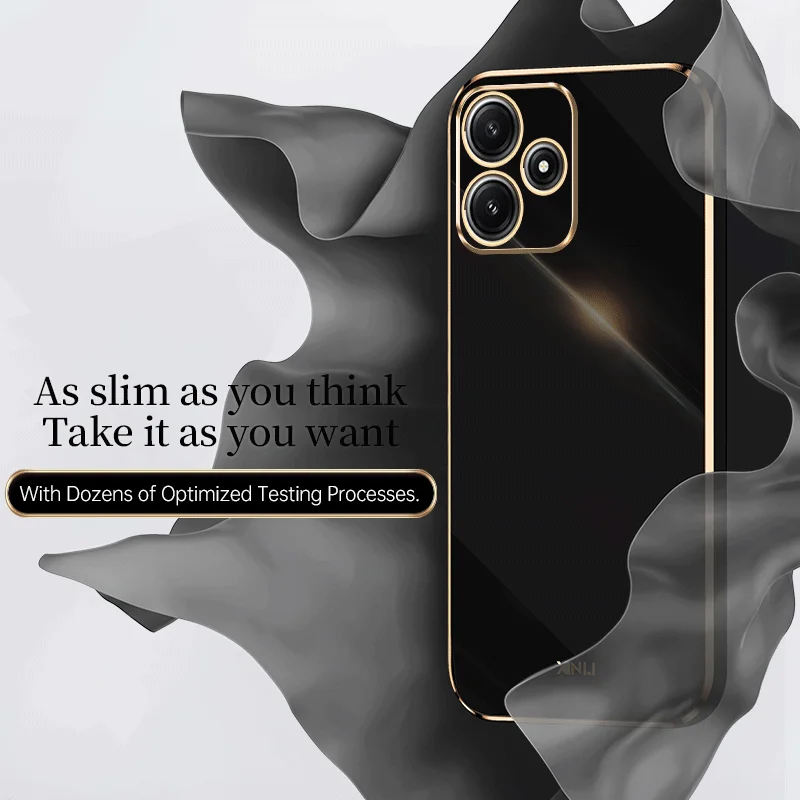 Premium Anti-Fingerprint TPU Camera Protection Cover for Xiaomi Redmi Note 12R