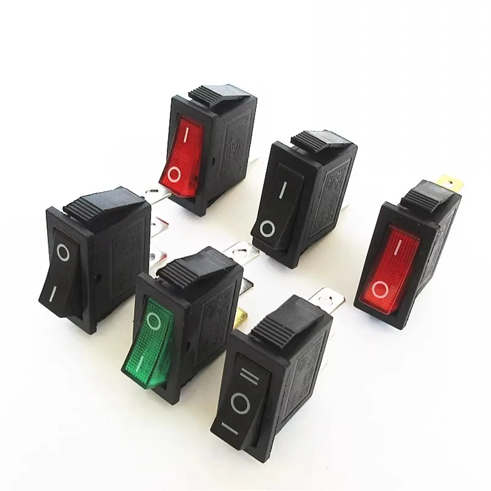 2 posições, 10A, 250V, 15A, 125V, AC,