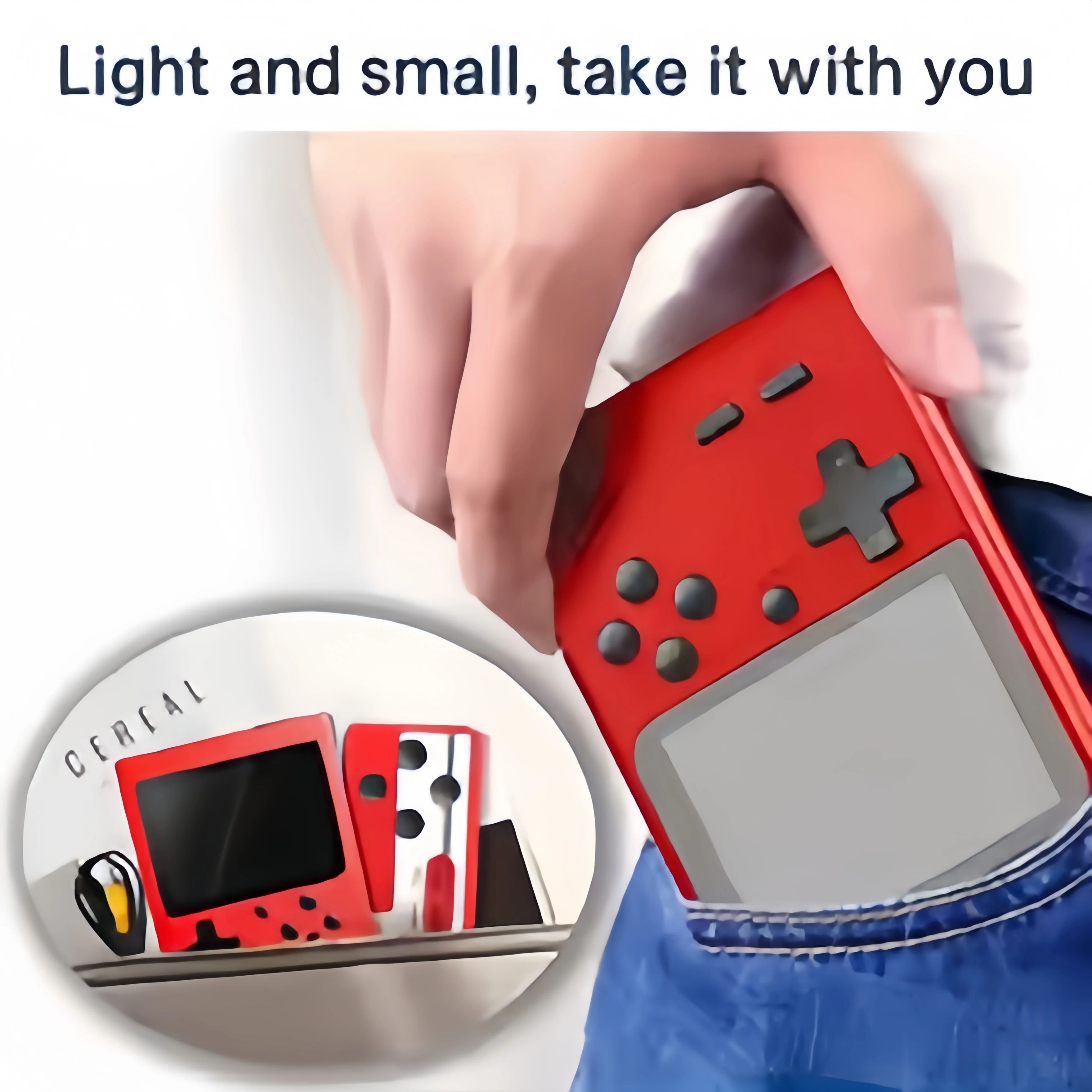 video game console 3.0 Inch Retro Game Console with 400 Built-in Games Portable Handheld Mini Gaming Device Christmas Gift for Kids & Adults