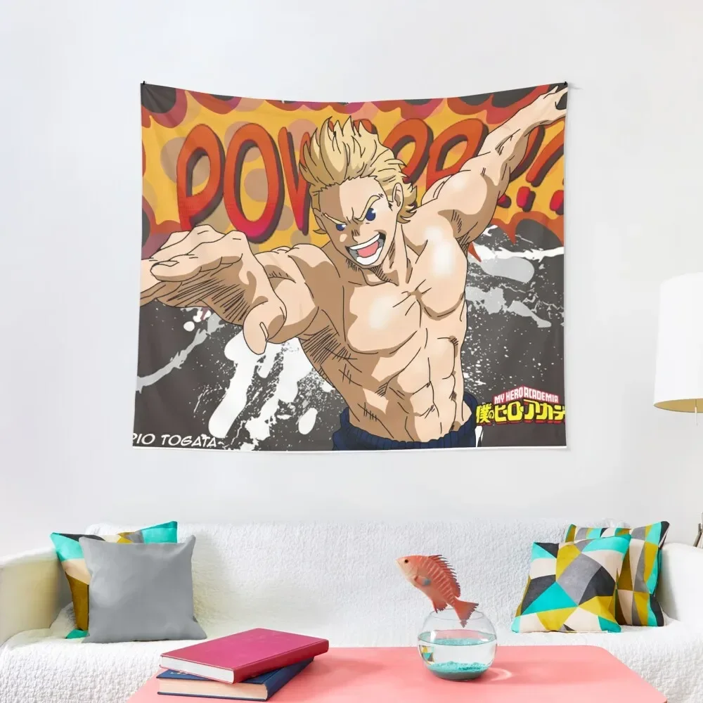 

Mirio Togata - POWERRR!!! Tapestry Christmas Decoration Room Decor Cute Bedrooms Decor Tapestry