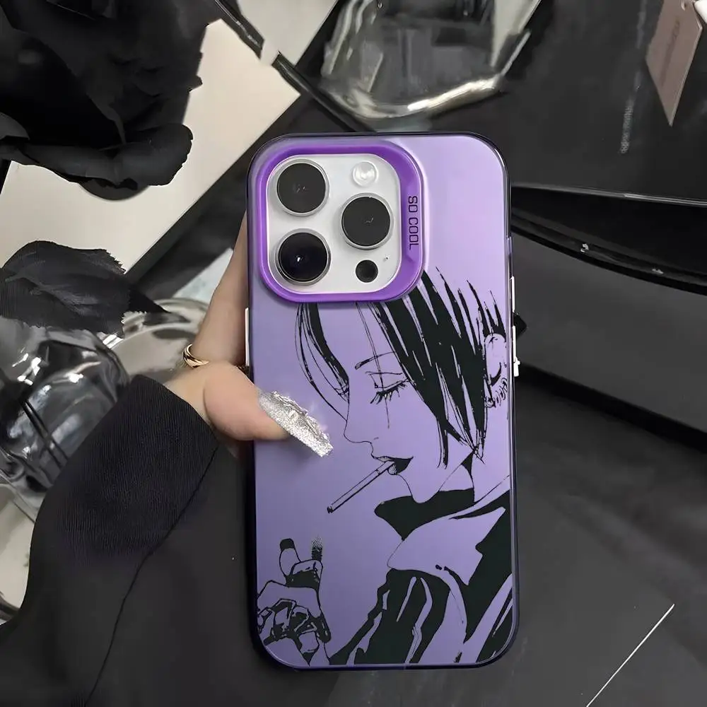 Vibrant Colorful Silver Anime N-Nana Osaki Phone Case