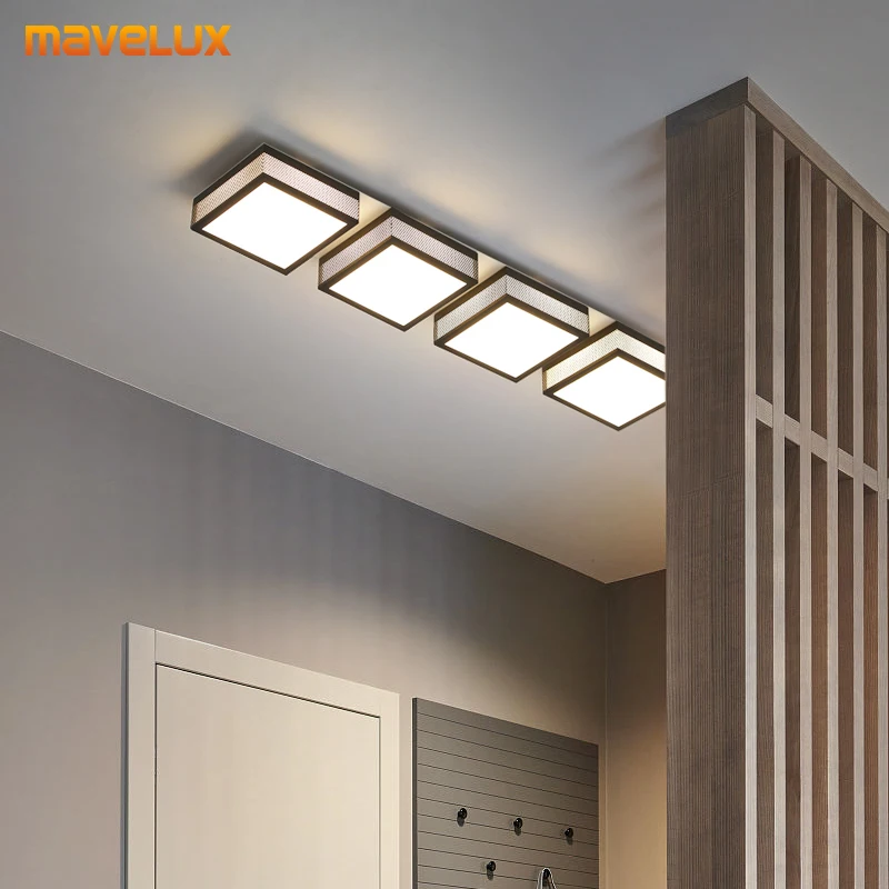 

New Modern Corridor Lamp LED Ceiling Light with Spotlights Simple Villa Hallway Entrance Aisle Porch Cloakroom Lighting Fixtures