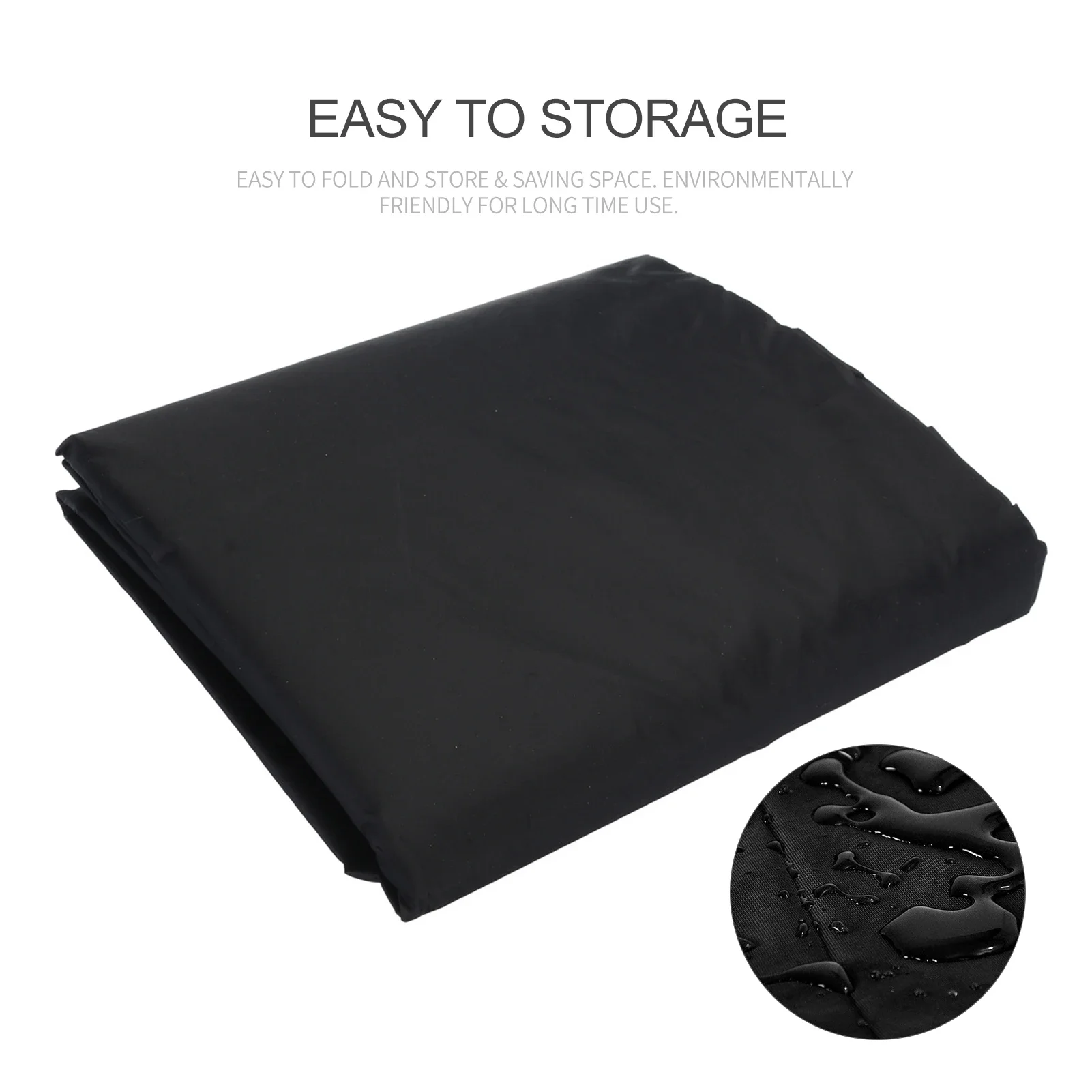 Patio furniture cover outdoor waterproof table chair set windproof tear-resistant UV round garden