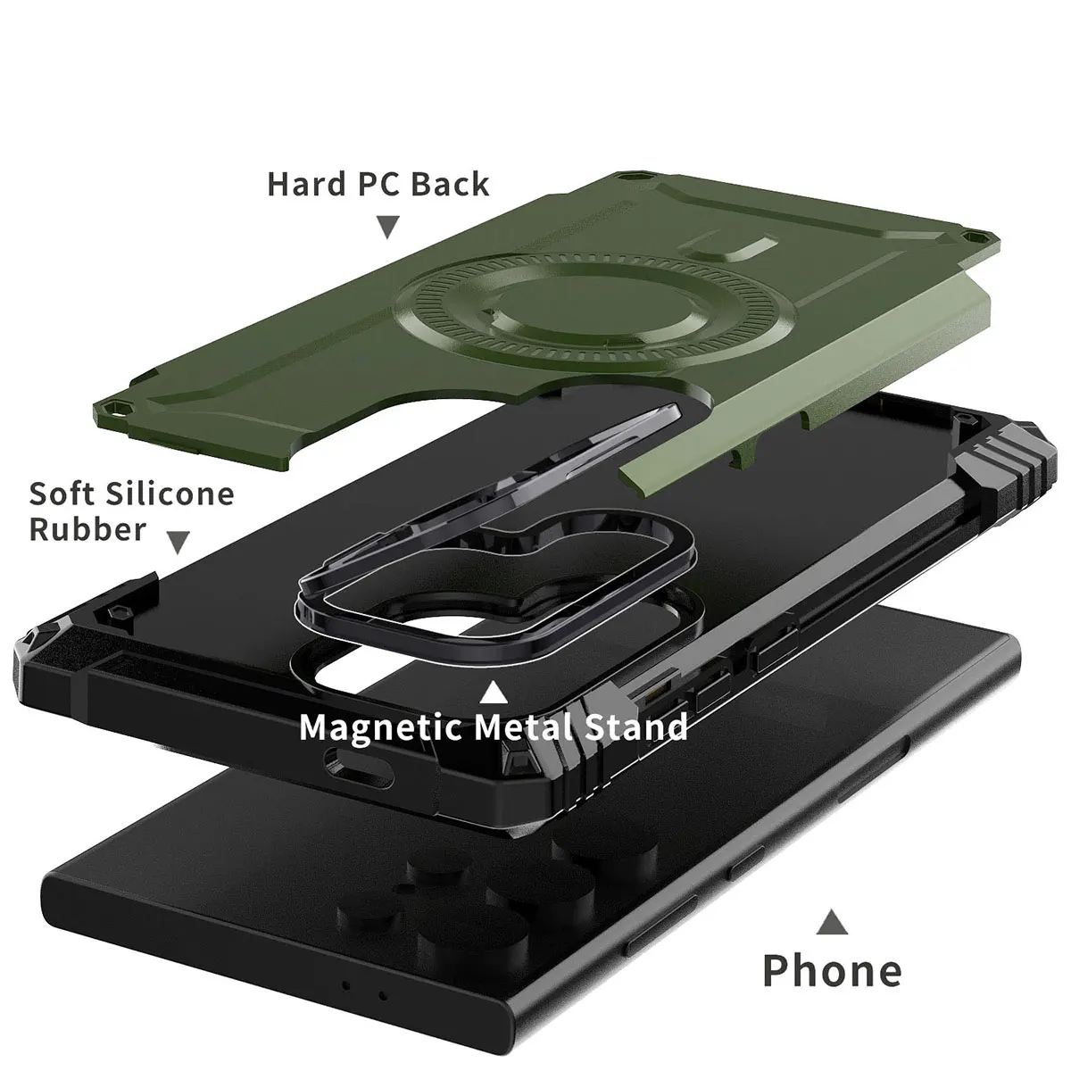 Samsung Galaxy S25 Ultra Rugged Stand Case 2
