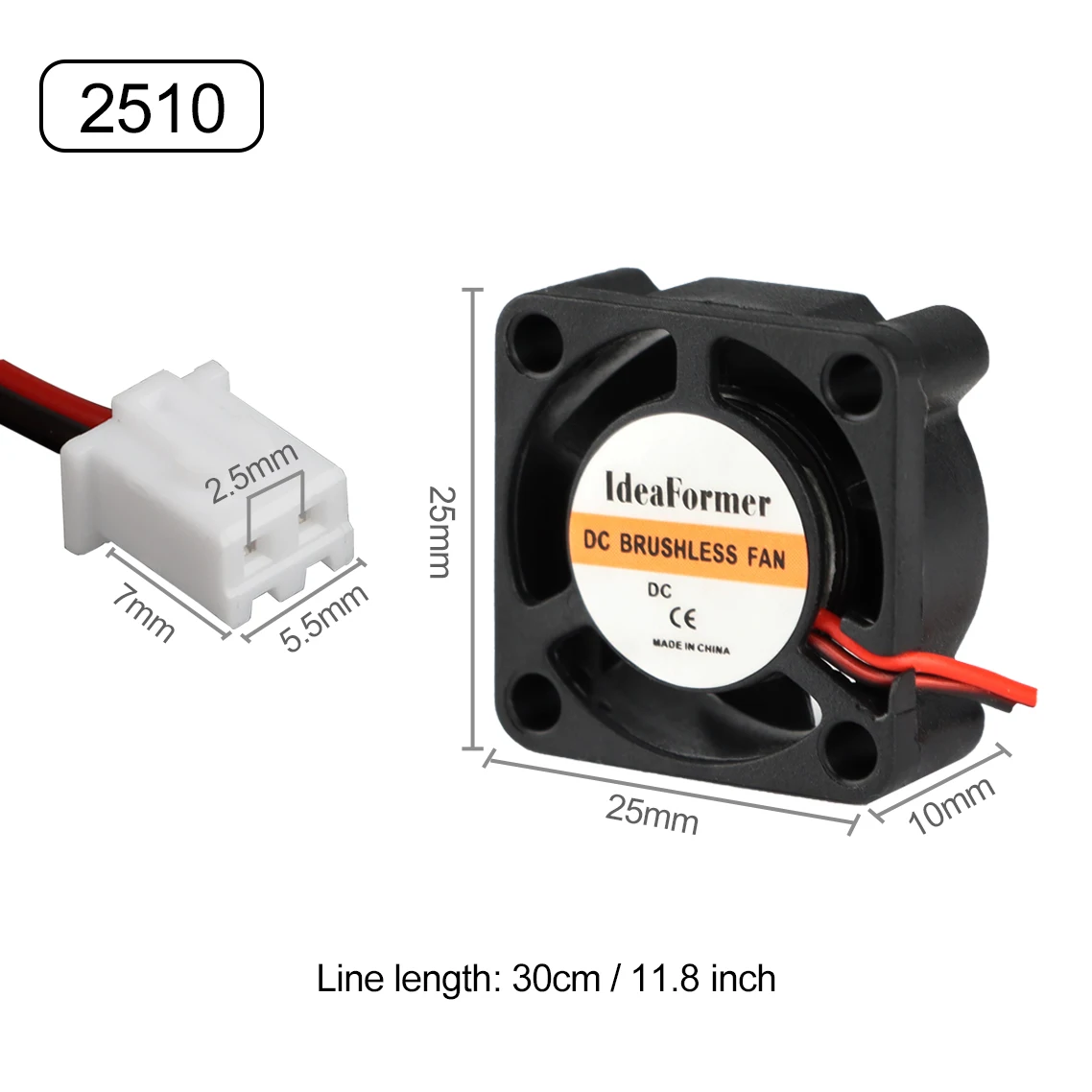 epson head 3010/4010/5015/5010/ DC Cooling FanCentrifugal Blower Fan 12V / 24V Brushless 2-Wire Cooling Fan For 3D Printer printhead for printer 3D Printer Parts & Accessories