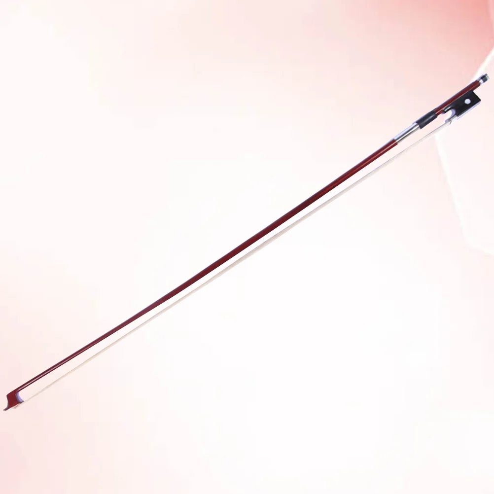 Octagonal Ebony Violin Bow Brazilwood Stick Lightweight Student Beginner Friendly Balanced Grip Distribution Violin Parts