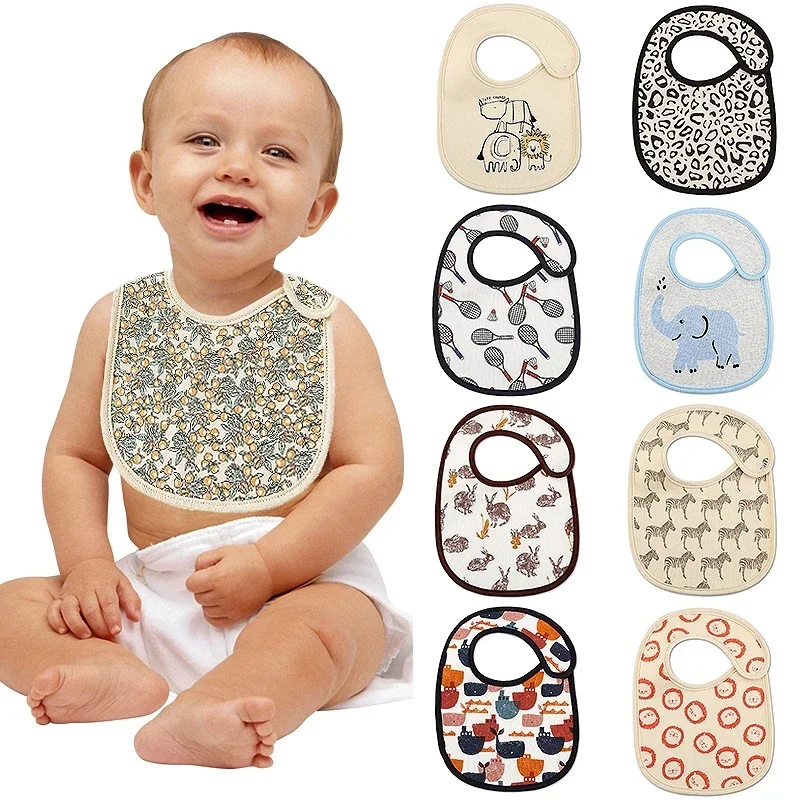 Babero Impermeable Para Bebé - Diseñado en toalla y Hule
