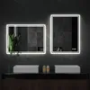 LUVODI Illuminate LED Backlight Bathroom Mirror Frameless Dimmable Defog Bath/Shower/Shaving Mirror 1