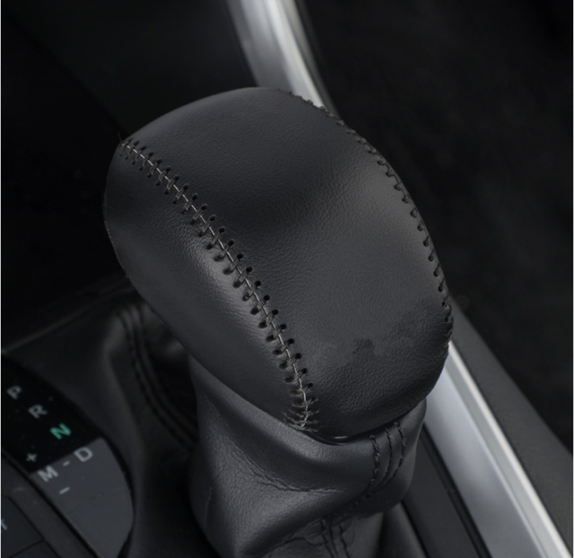 Toyota RAV4 2019 2020 2021 RAV 4 XA50 PU Leather Car Gear Shift Head Cover Trim Decoration Sticker Case Auto Accessories