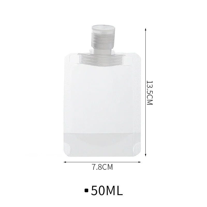 Travel-Friendly Refillable Cosmetic and Shampoo Bags - 30/50/100ml