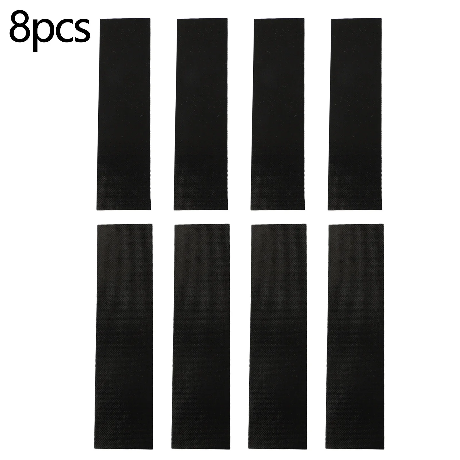 Fireplace End Tape Strong Adhesive Glass Fabric Material Sealing Cord End Heat Resistant 8pc Set 10 2 5cm Size