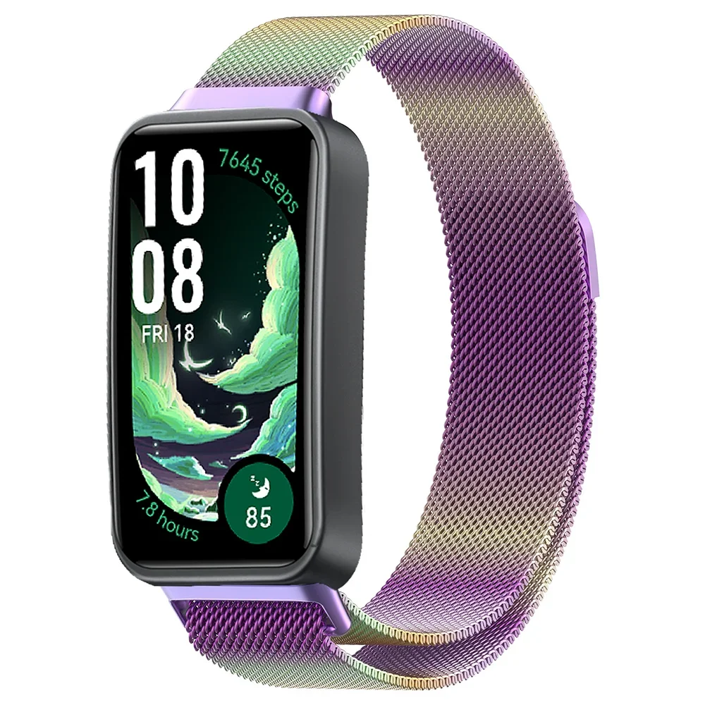 Milanese حلقة معدنية حزام لهواوي الفرقة 10 9 8 سوا...