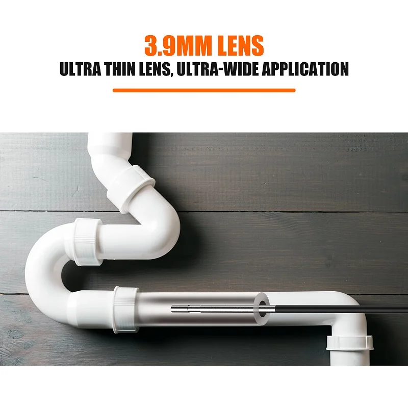 안드로이드 폰용 3.9mm 3 in1 산업용 내시경 카메라 HD720P 방수 단일 렌즈 엄밀한 검사 하수구 자동차 카메라