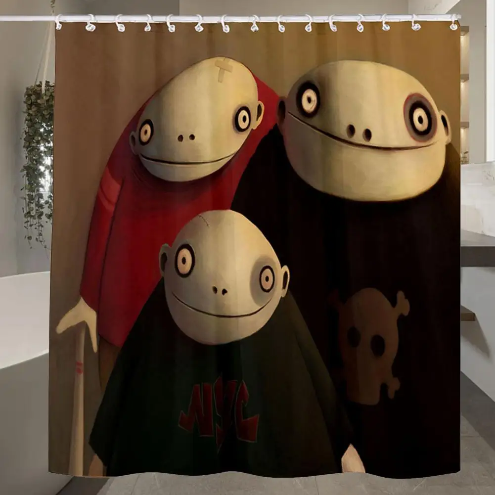 

Bright Colored Shower Curtain Durable Shower Curtain Spooky Halloween Shower Curtain Waterproof Fabric Decoration for Bathroom
