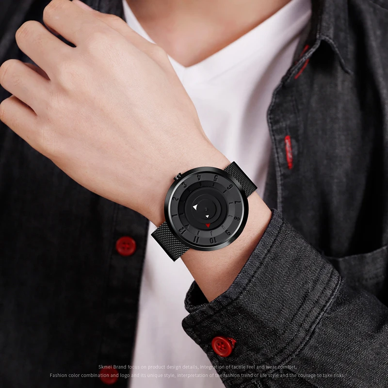 

Mens Watches Fashion Quartz Wristwatches 3Bar Waterproof Casual Business Stainless Steel Strap Watch Relogio Masculino