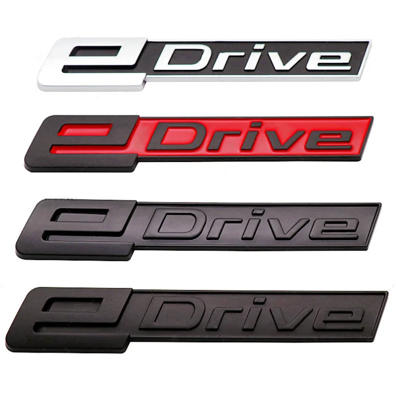 3D Abs Edrive Logo Car Rear Trunk Fender Emblem Badge Sticker Auto Styling Per Bmw Edrive 225 I4 I3 I8 X1 X5 530E I01 I12 I15