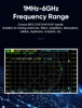 Nanovna F V3 1MHz-6GHz Portable Vector Network Analyzer VNA for MF/HF/VHF/UHF/SHF Antenna,Built-in 4500mAh Battery,4.3in Screen 2