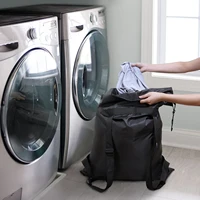 Waterproof Laundry Bag Travel Adjustable Strap and Buckle Compression Bag University Dorm Storage Portable Bathroom Organizer 2