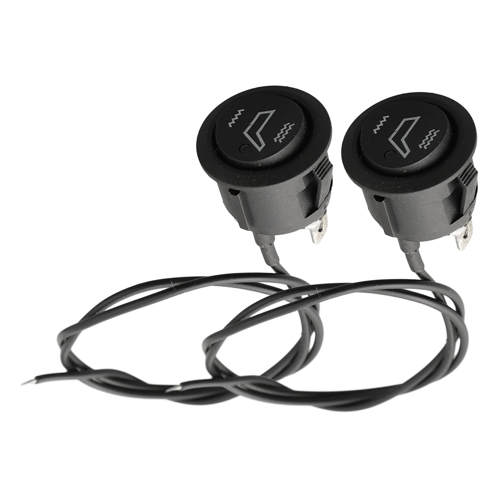 

Plastic & Metal Seats Switch Heated Rocker 12V For All Cars 2Pcs Car Seats 3Pin T 85 Heater Switch Hi/Low Off Control