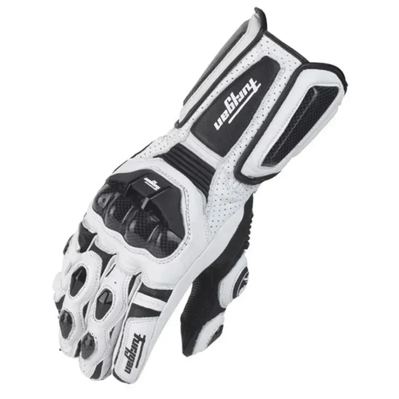 Motorcycle Gloves Genuine Leather Men Luva Riding Moto Motorcycle Guantes Racing Equipment Waterproof Riding Touch Screen Motocross Winter