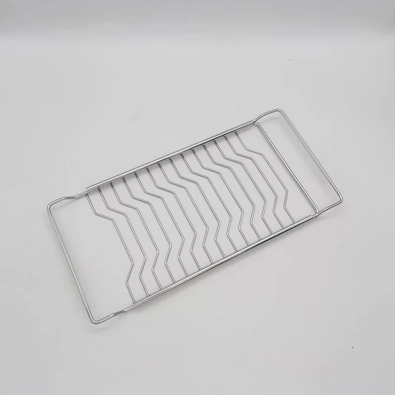 Drain Rack Expandable over the sink,304 Stainless Steel sink Rack,dish cup Soap Sponge Rag Storage Holder for Kitchen Organizer 4