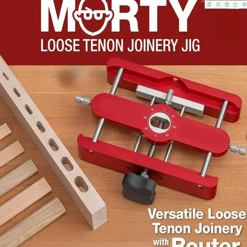 

Precision Mortising Jig Loose Tenon Joinery Jig Punch Locator Doweling Jig Connector Fastener Woodworking Tools