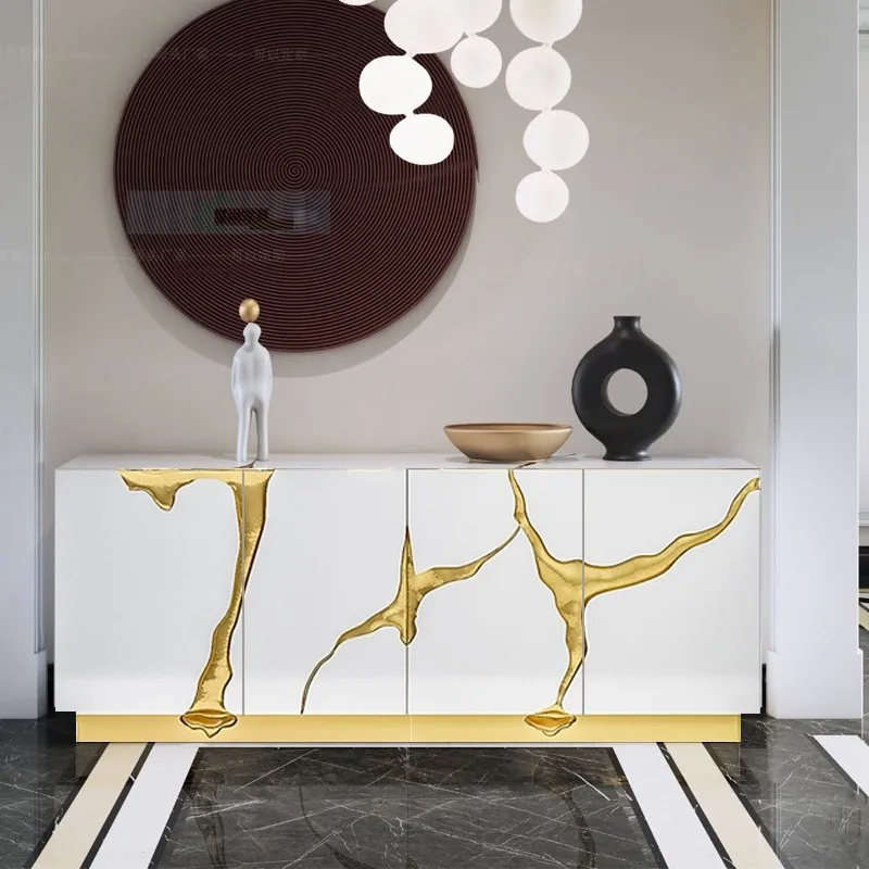 Luxury Black & White Sideboard 1