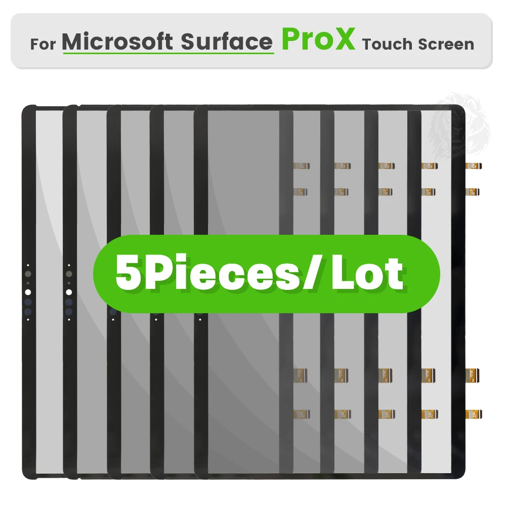 5 Pz Originale Per Microsoft Surface Pro X 1876 Touch Screen Digitizer Assembly 13.0 "Per Surface Pro X Touch Sostituzione M1042400