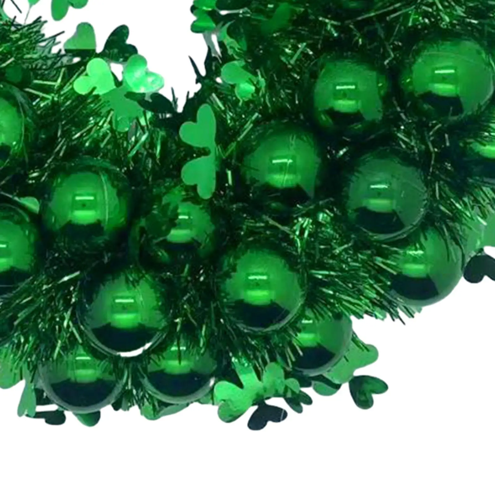 ST. Patrick`s Day Wreath 35cm Hanging ST. Patrick`s Day Decoration Front Door Wreath for Party Garden Farmhouse Wall Celebration