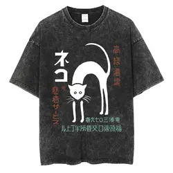 Japanese Tokyo Culture Vintage Graphic Tee - Unisex Casual Streetwear - XXL (H02108 - Black)
