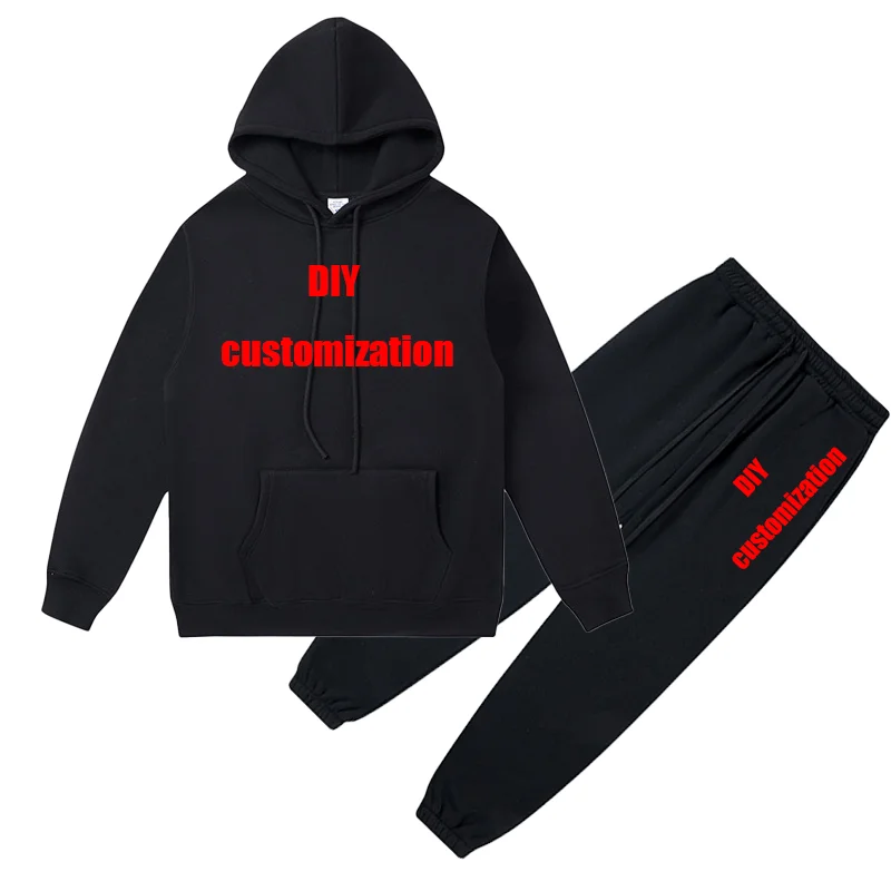 Dollar Pattern Printed Top Two Piece Men's Hooded Sweatshirt Banknote Printed Casual Hoodie Casual Fashion Sweatpants 6