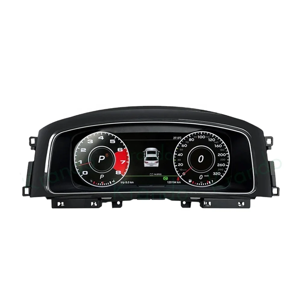 26스타일 BC 로드나비 LCD 속도계 자동차 계기판 (CC 골프 7 GTI MK7 파사트 B8 디지털 대시보드 패널용)