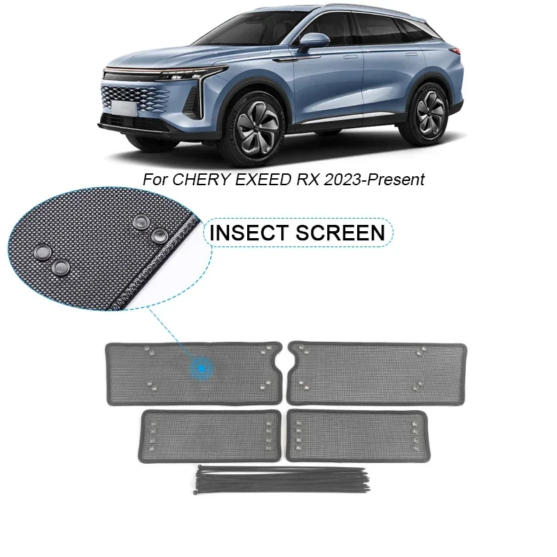 

Автомобильная защита от насекомых на воздухозаборник, защитная крышка для CHERY EXEED RX 2023-2025, вставка Airin, сетка для вентиляции, аксессуары для гоночного гриля, фильтра
