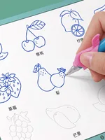 Preschool Fine Motor Skills Grooved Doodle & Drawing Book for Kids Tracing Handwriting Practice Pad for Kindergarten Large Class 2